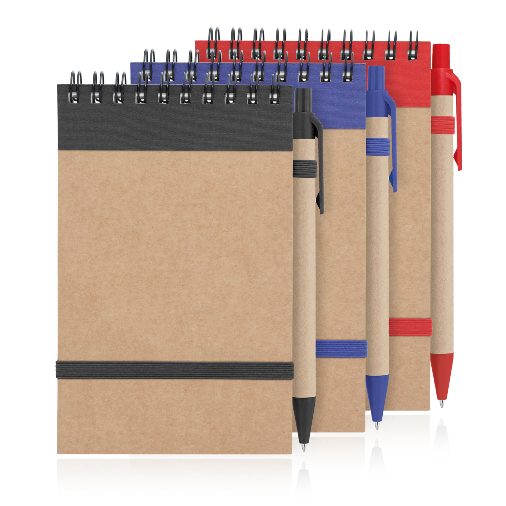 C513 Eco Notepad Recycled Paper Spiral Bound with Z244