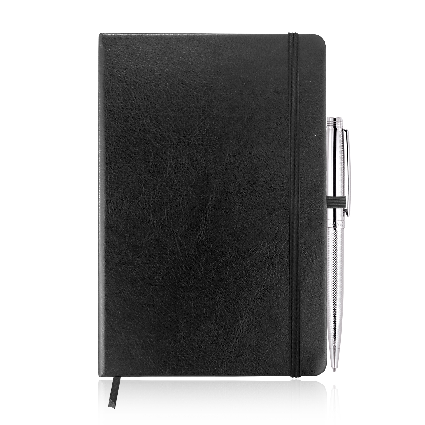 C524A A5 LEATHER GRAIN PU NOTEBOOK