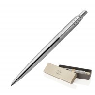 Metal Pen Ballpoint Parker Jotter - Brushed Stainless CT