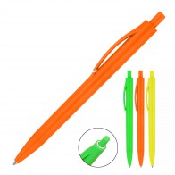 Plastic Pen Ballpoint Fluoro Xavier