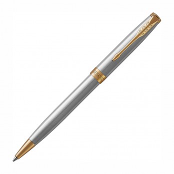 Metal Pen Ballpoint Parker Sonnet - Stainless 23K Gold Plated Trim