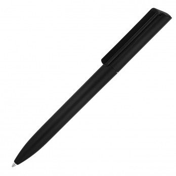 Plastic Pen Ballpoint Matte Black Minimalist
