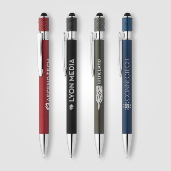 Wave Aluminum Spinner Stylus Pen