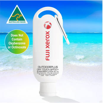 NEW Sunscreen SPF 50+ Australian Made Carabiner - 50ml