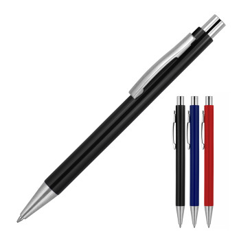 Plastic Pen Ballpoint Solid Colours Michaela