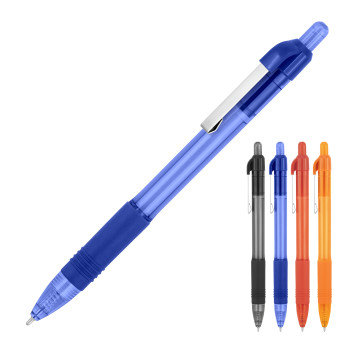 Plastic Pen Anthony Transparent Silk Ink Ballpoint