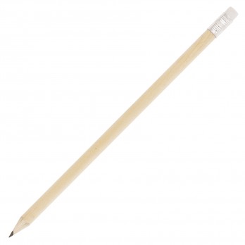 Pencil Sharpened Natural Wood Eraser