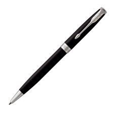 Metal Pen Ballpoint Parker Sonnet - Matte Black Palladium Chrome Trim