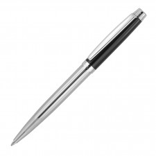 Metal Pen Ballpoint PenlineSwiss Delemont Black Top CT