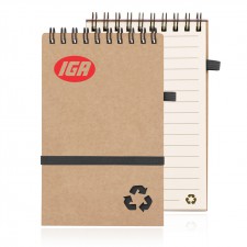 Eco Notepad Recycled Paper Spiral Bound