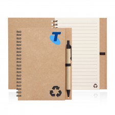 Eco Notebook Recycled Paper Spiral Bound with Z244