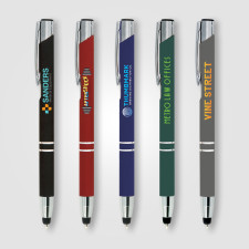 Crosby Metal Pen w/Bottom Stylus