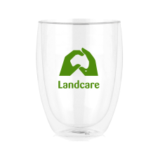 Amiens Double Wall Coffee Cup Glass 350ml
