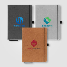 Carson 5.8" x 8.3" Recycled PU Leather Notebook