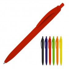 Plastic Pen Ballpoint Matte Rubber Mila