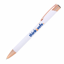 Executive Metal Pen Ballpoint Rose Gold Trim Julia