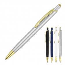 Executive Metal Pen Ballpoint Bella Matte Gold Trim