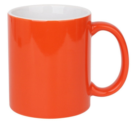 300ml Colonial Coffee Mug Two Tone Red & Orange