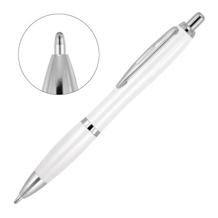 Plastic Pen Ballpoint Broad Nib Cara 1.6mm