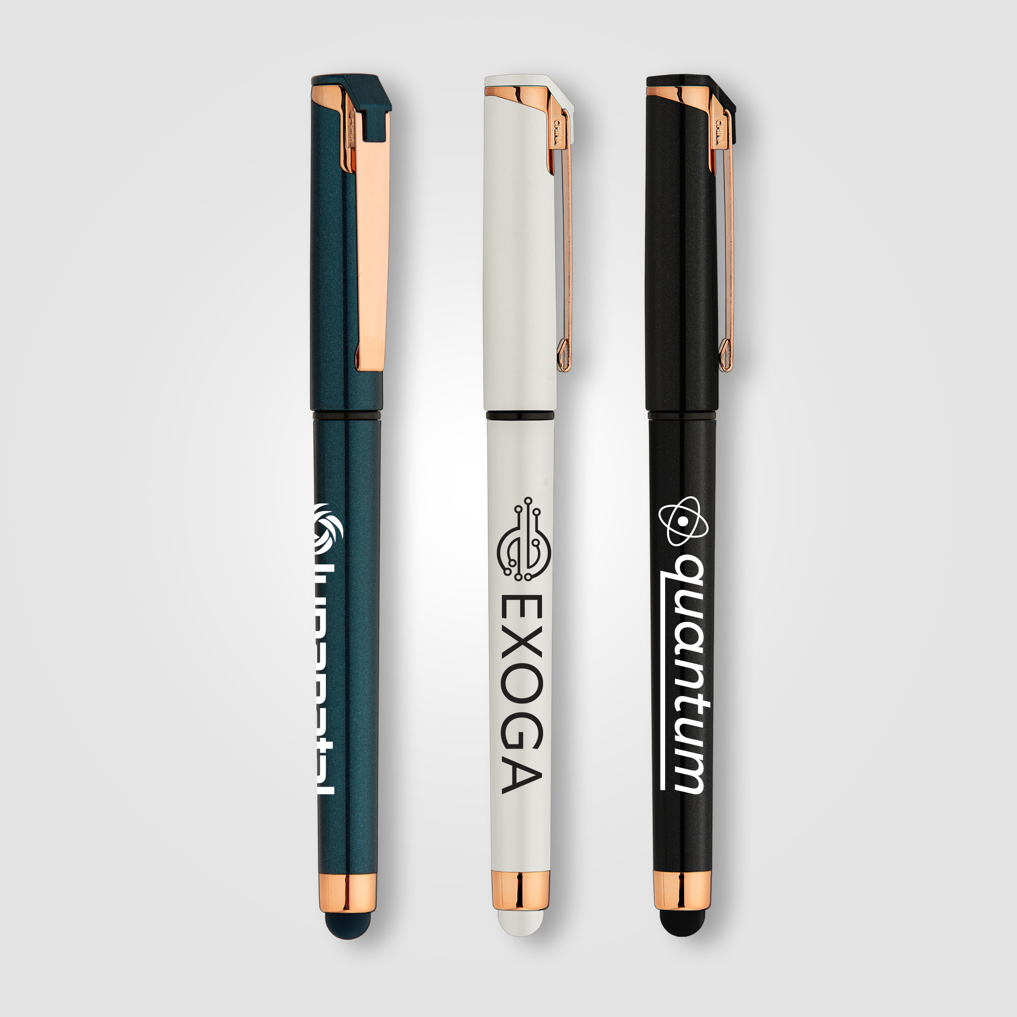 Islander Gel Pearl Rose Gold Stylus Pen