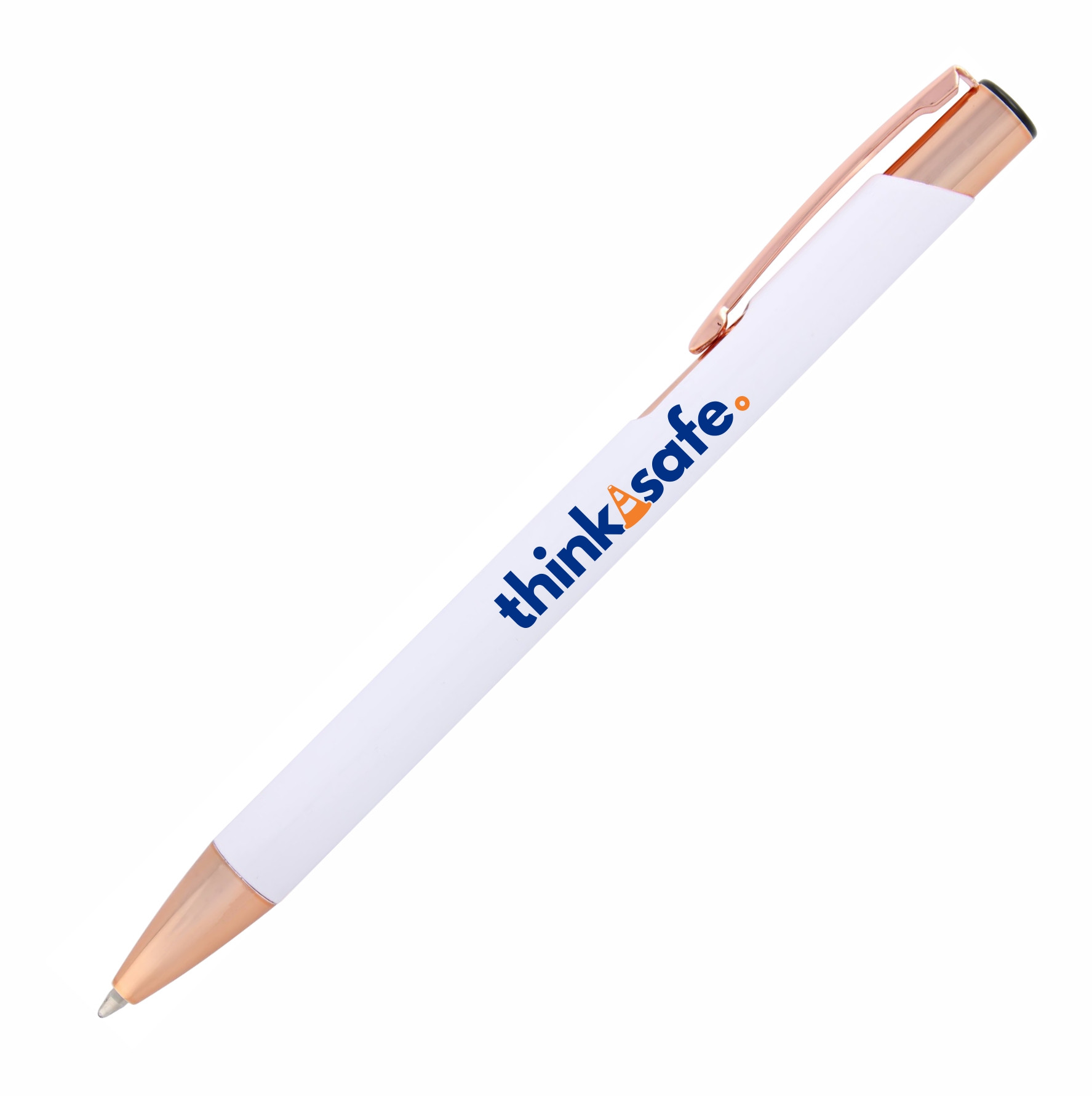 Executive Metal Pen Ballpoint Rose Gold Trim Julia