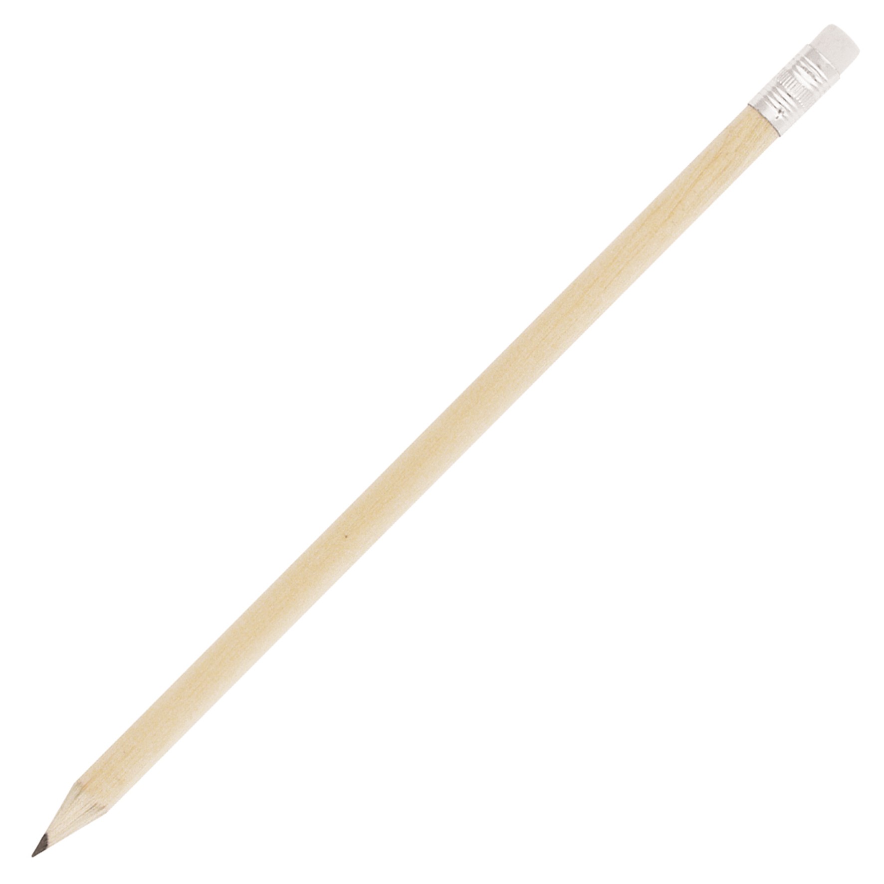 Pencil Sharpened Natural Wood Eraser
